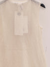 SWAYING 25 Early Autumn Seamless Long Wool Vest SW-SW25PF1T12C1-BAI White